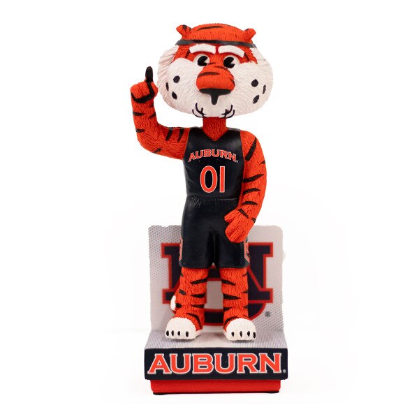Aubie Navy Bball Jersey Bobblehead